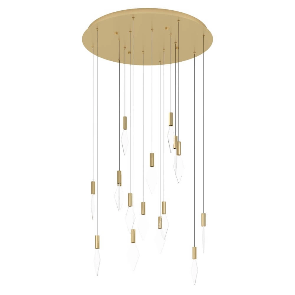 Ronde hanglamp Mirador goud Ø 78cm Ronde hanglamp Mirador goud Ø 78cm