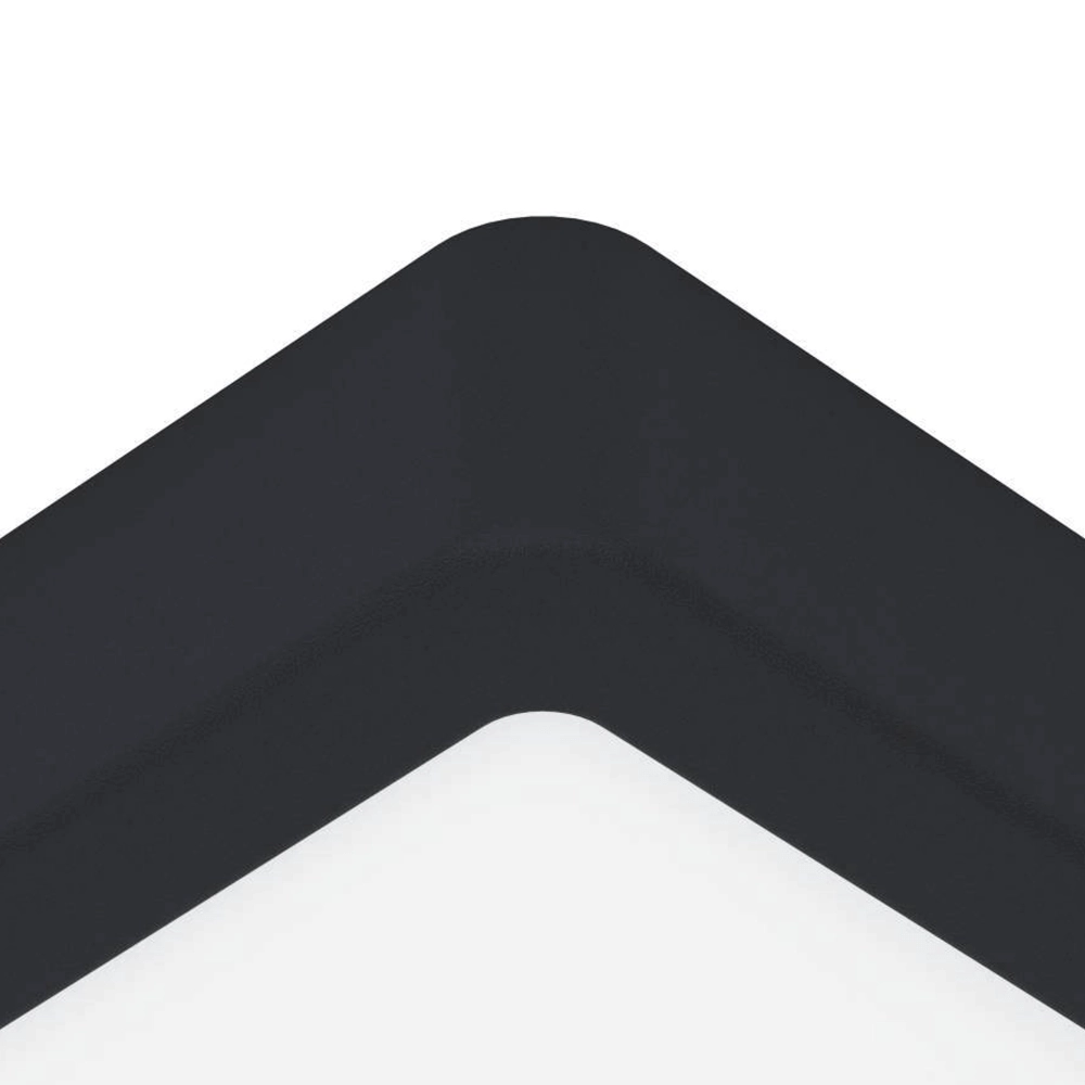 Zwarte plafonnière Fueva 5 16 bij 16cm Eglo 9008606244867