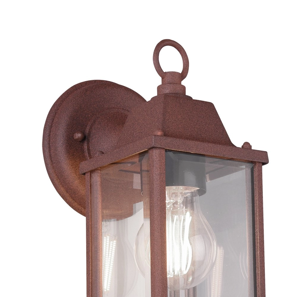 Veranda verlichting Olona 29,5cm roestbruin Trio 4017807442045