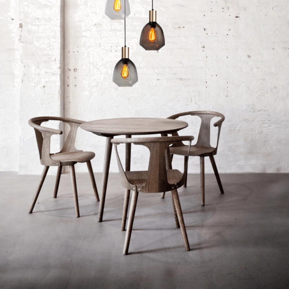 3-lichts vide hanglamp - goud - Porto met Nicolette glazen Masterlight 8718121270944