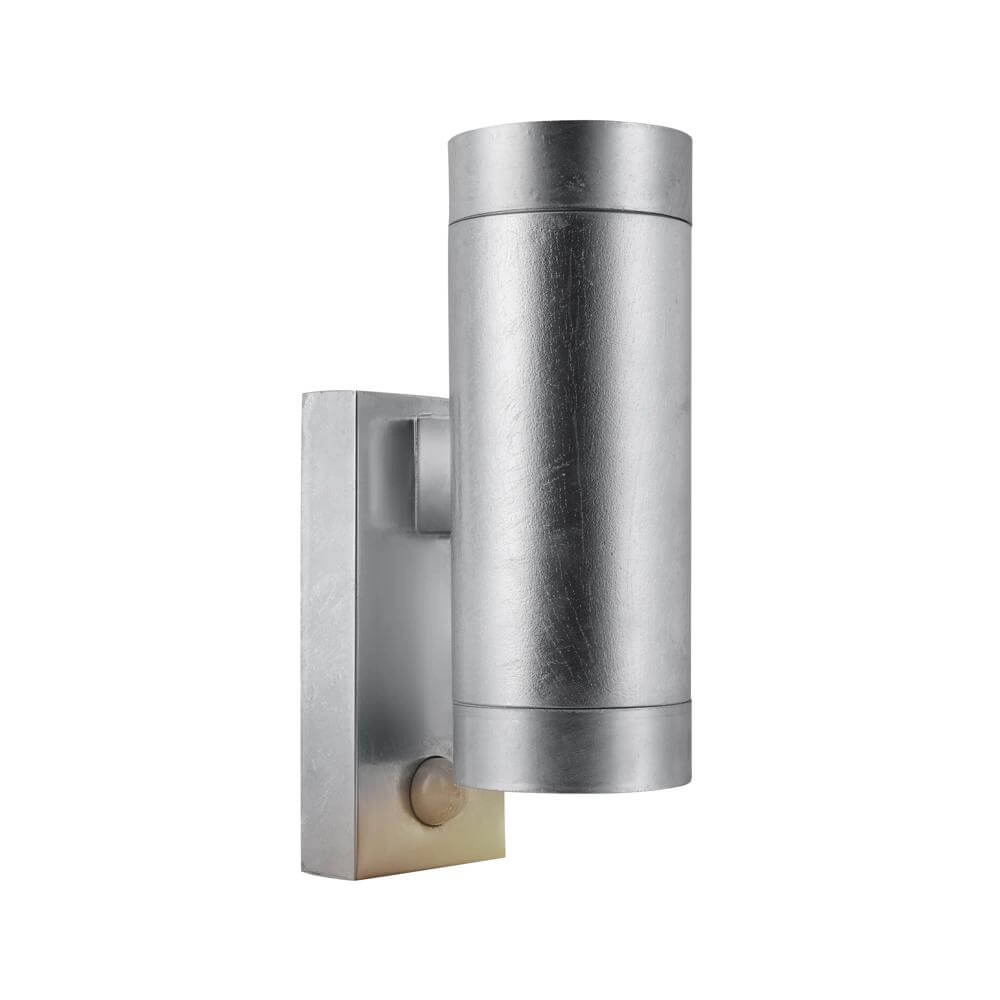 Up & downlighter Tin zink met sensor Up & downlighter Tin zink met sensor