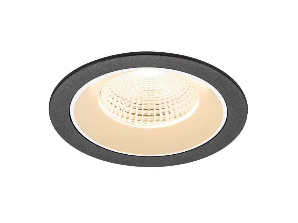 Inbouwspot Numinos L zwart/wit 2700K - 55gr