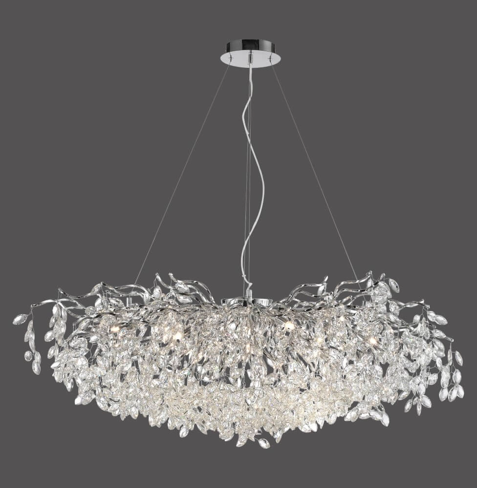 Kroonluchter Ricicle 120cm chroom Paul Neuhaus 4012248382080