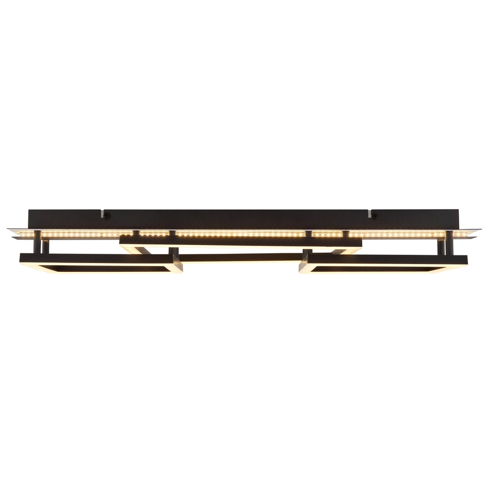 Moderne plafondlamp Estrada zwart Globo 9007371580712