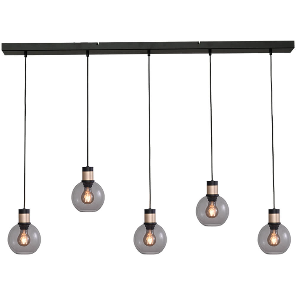 Hanglamp Lazise 2 5x Ø 15cm Hanglamp Lazise 2 5x Ø 15cm