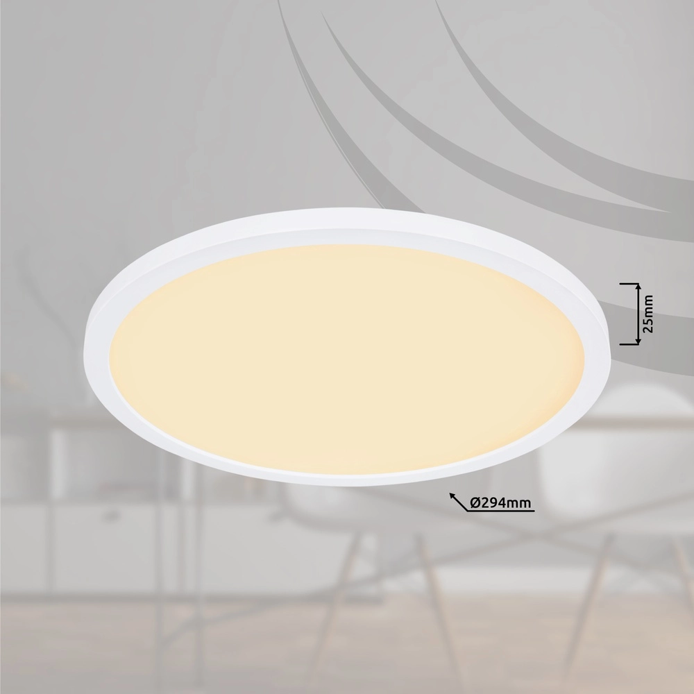 Plafonniere Sapana Ø 29,4cm wit Globo 9007371414406