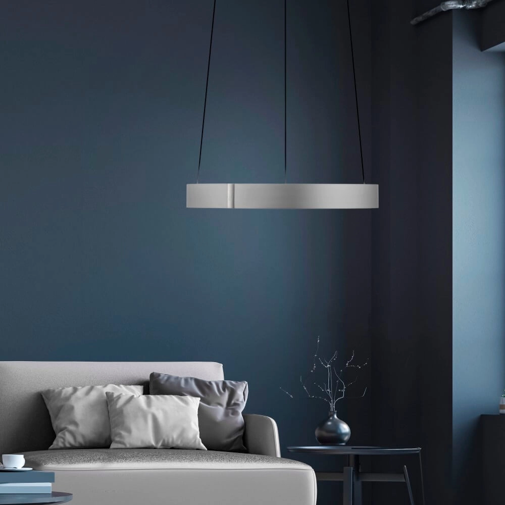 Ronde hanglamp Pure E-Clipse aluminium Ø 50cm Paul Neuhaus 4012248372333