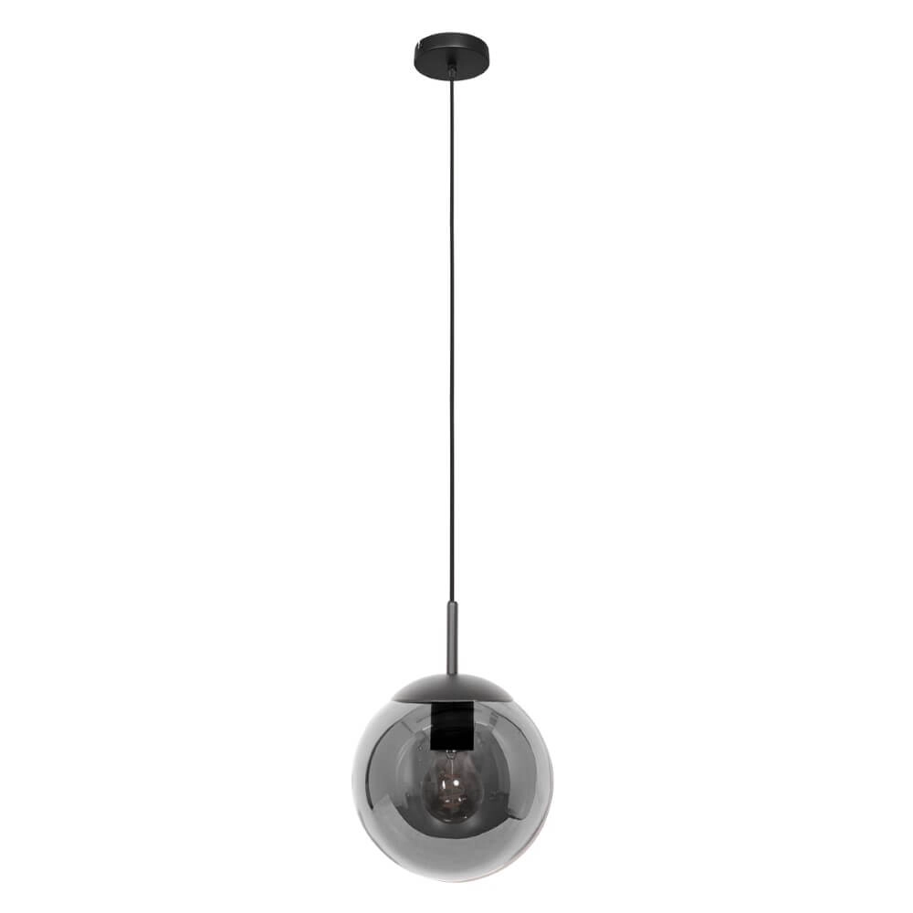 Zwarte glazen hanglamp Bolique Ø 20cm Steinhauer 8712746166361