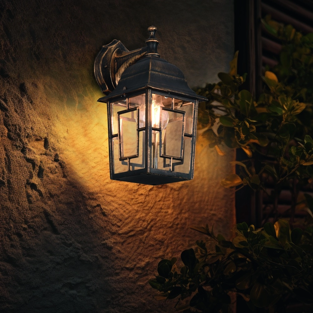 Wandlamp Volturno antiek bruin Trio 4017807543582