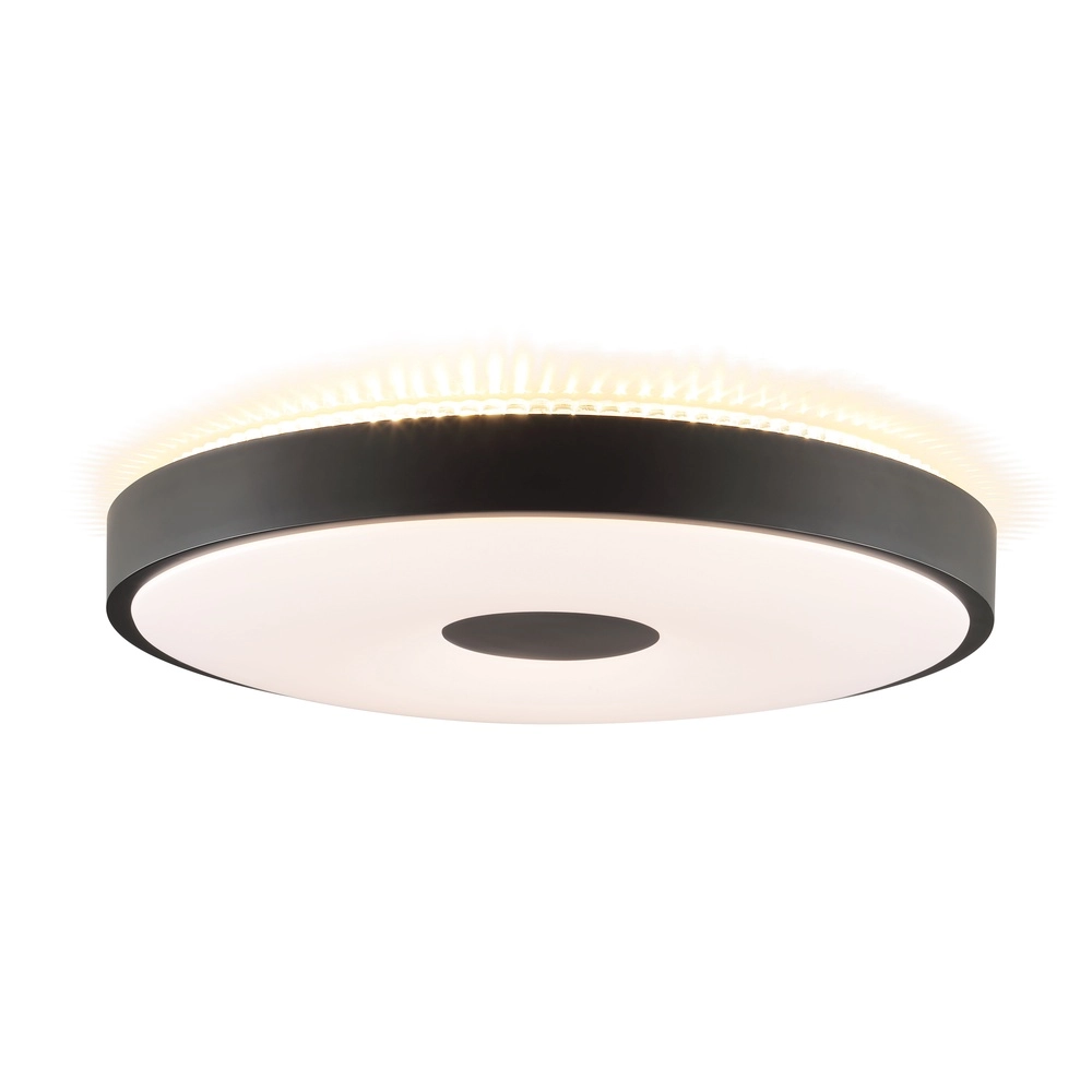 Plafonniere Tavis zwart Ø 44,5cm