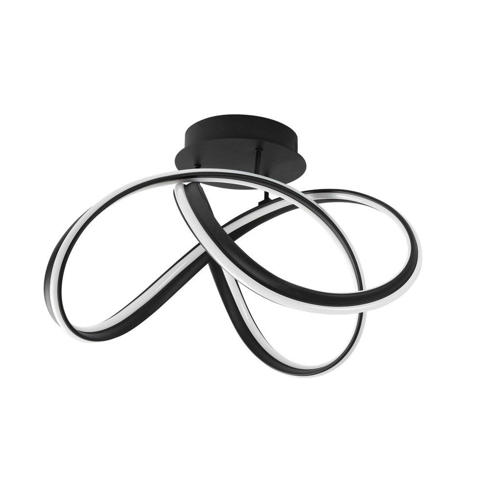 Design plafondlamp Truno zwart Lyora 5212017424228