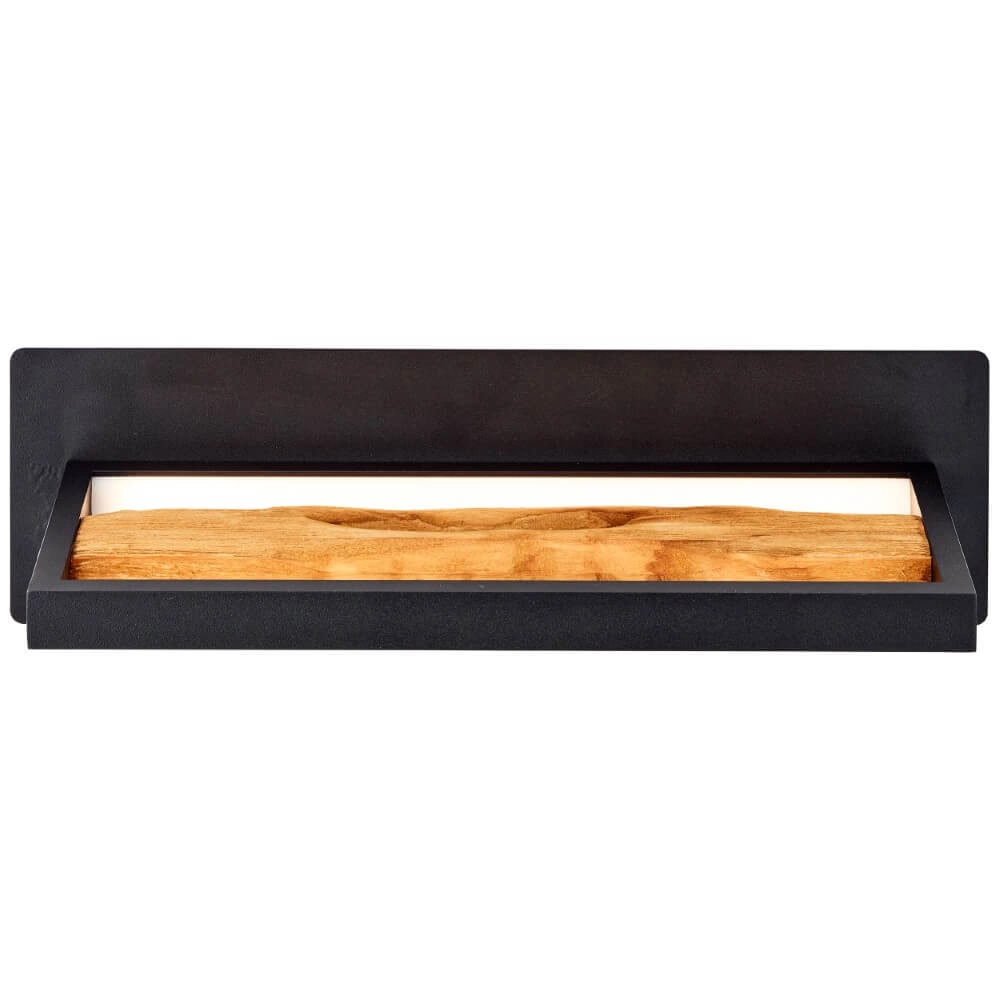 Led bedlampje Chaumont met hout Brilliant 4004353411779