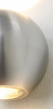 Buitenlamp up/down Denver rond - grijs Artdelight 8719831733439