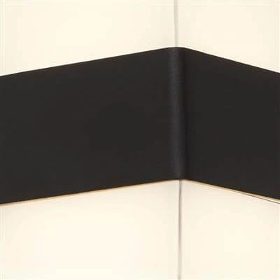 Design muurlamp Frosty Square antraciet Searchlight 5053423164694