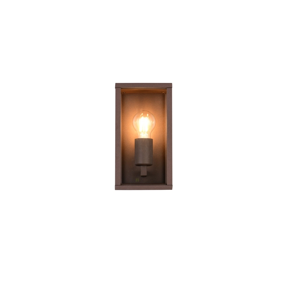 Moderne wandlamp Garonne S roestbruin Trio 4017807687378