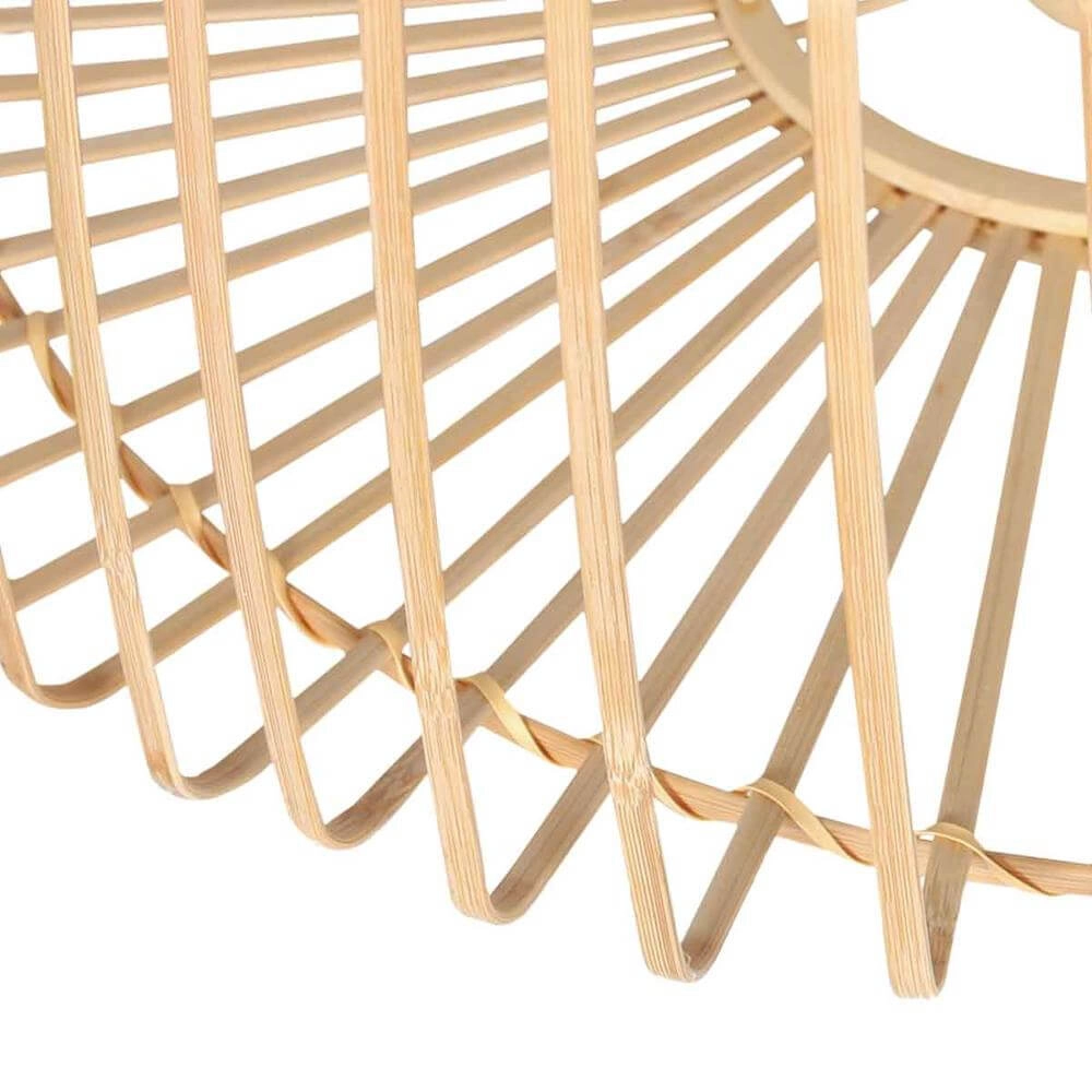 Vloerlamp Stang zwart met bamboe Steinhauer 8712746176896