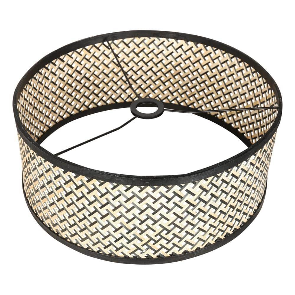 Booglamp Sparkled Light wit met bamboe kap Steinhauer 8712746172836