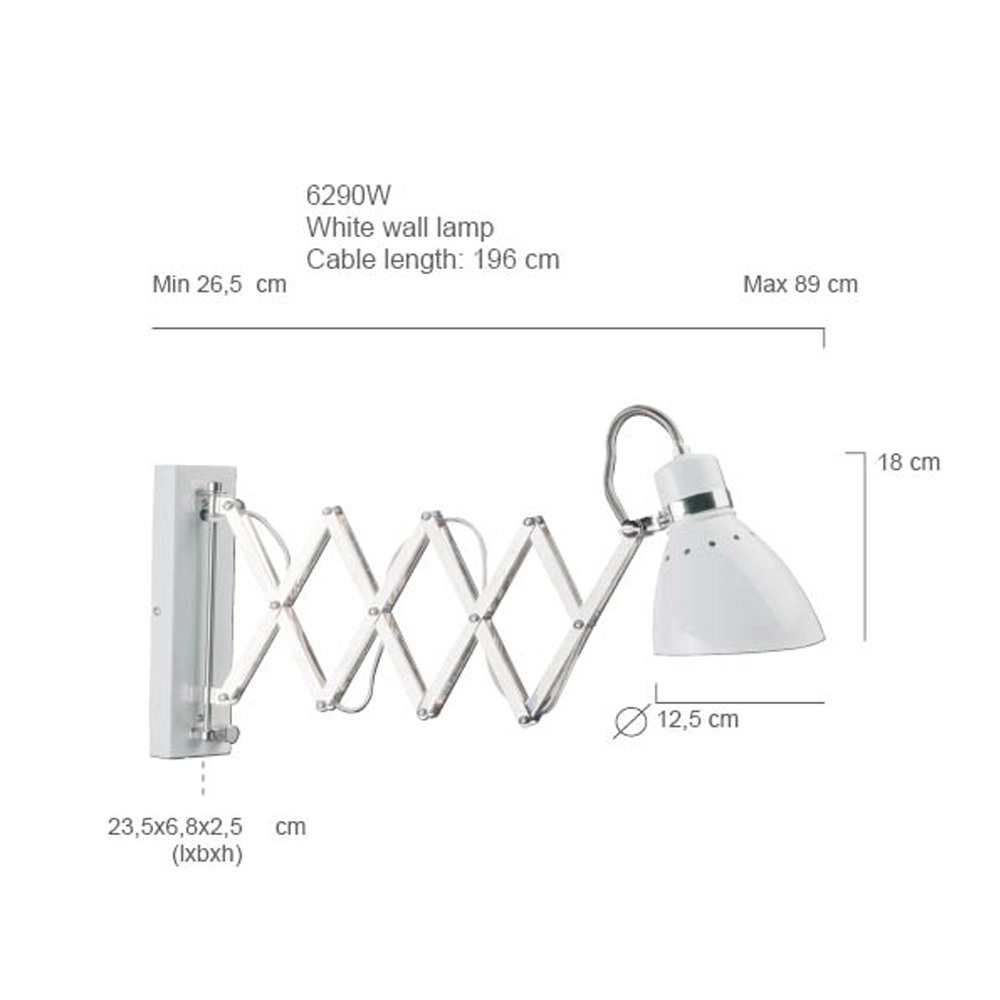 Schaarlamp Spring wit Steinhauer 8712746068696