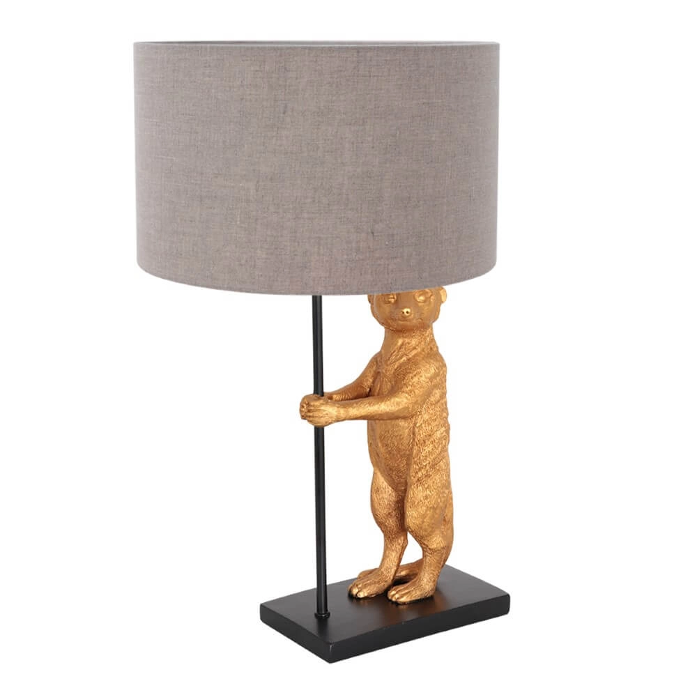Schemerlamp Animaux met taupe kap