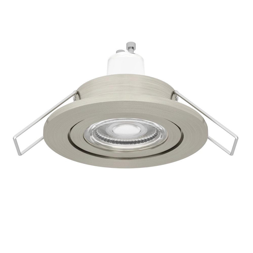 Inbouwspot Barranco nikkel Ø 8,4cm IP44 - 3000K