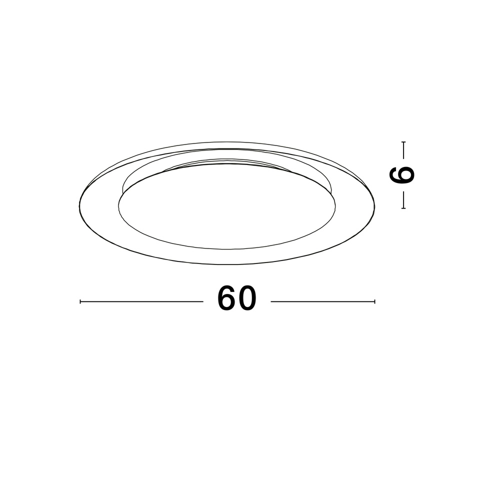 Design plafondlamp Epos Ø 60cm wit Lyora 5212017463180