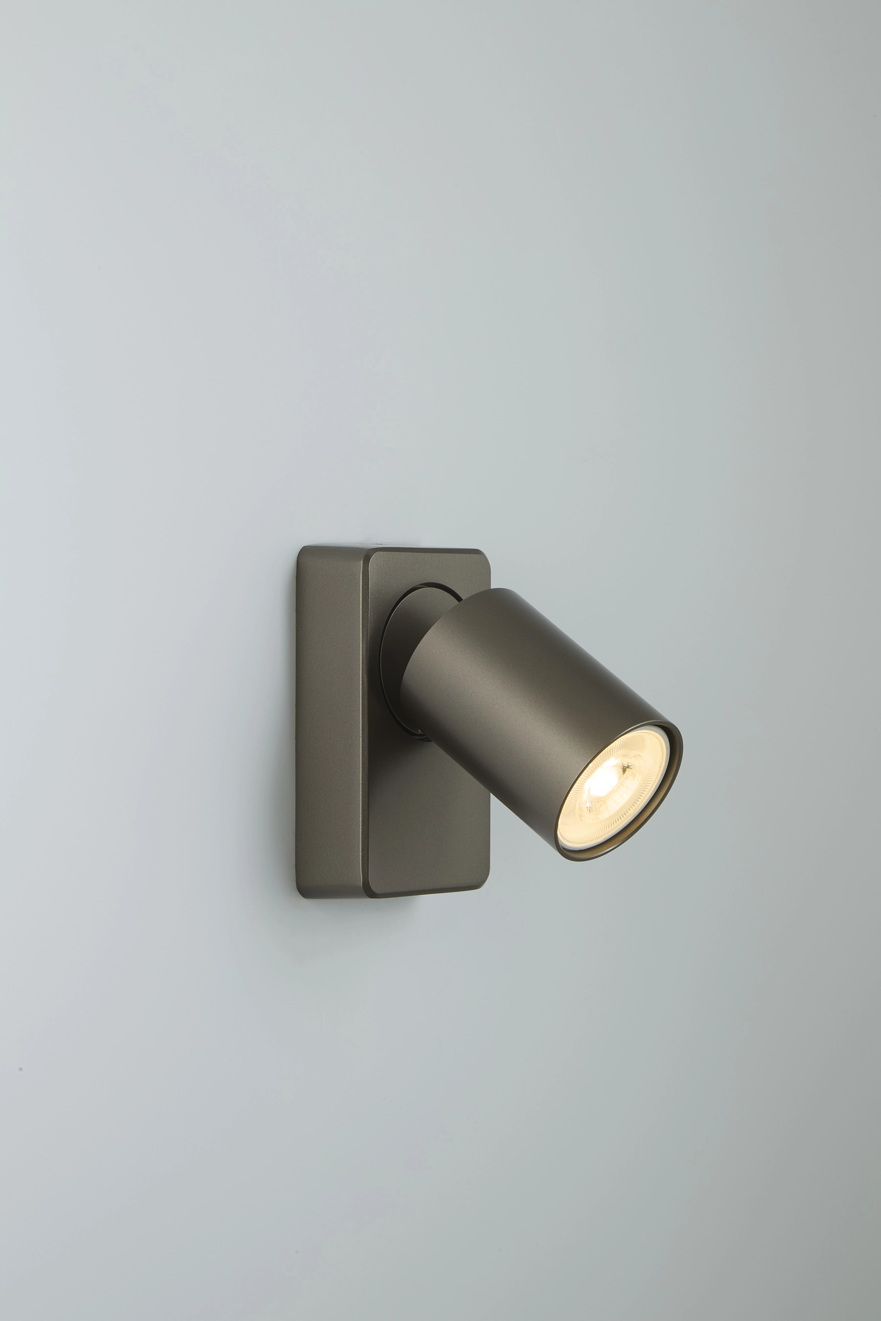 Plafondlamp Moon 1 rechthoekig brons
