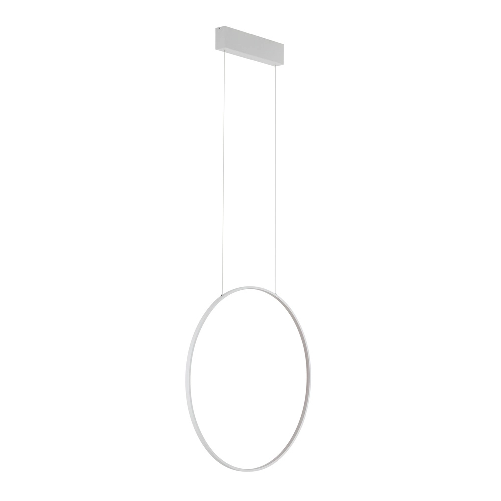 Design hanglamp Circolo Led wit Ø 60cm verticaal