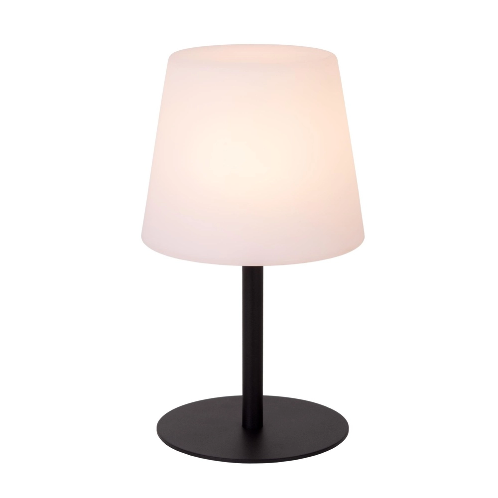 Oplaadbare tafellamp Tyon zwart Lucide 5411212134745