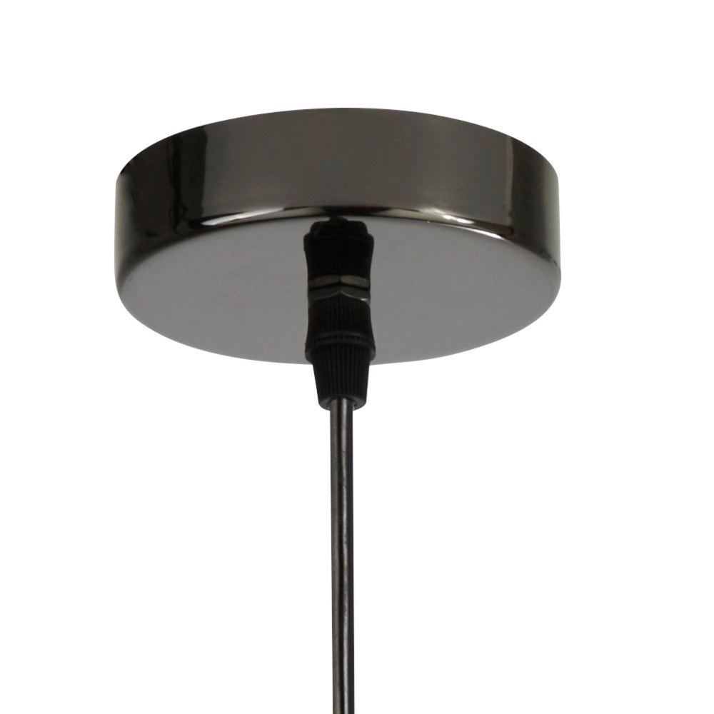 Hanglamp Pendax Ø 14cm met smoke glas Searchlight 5053423137025