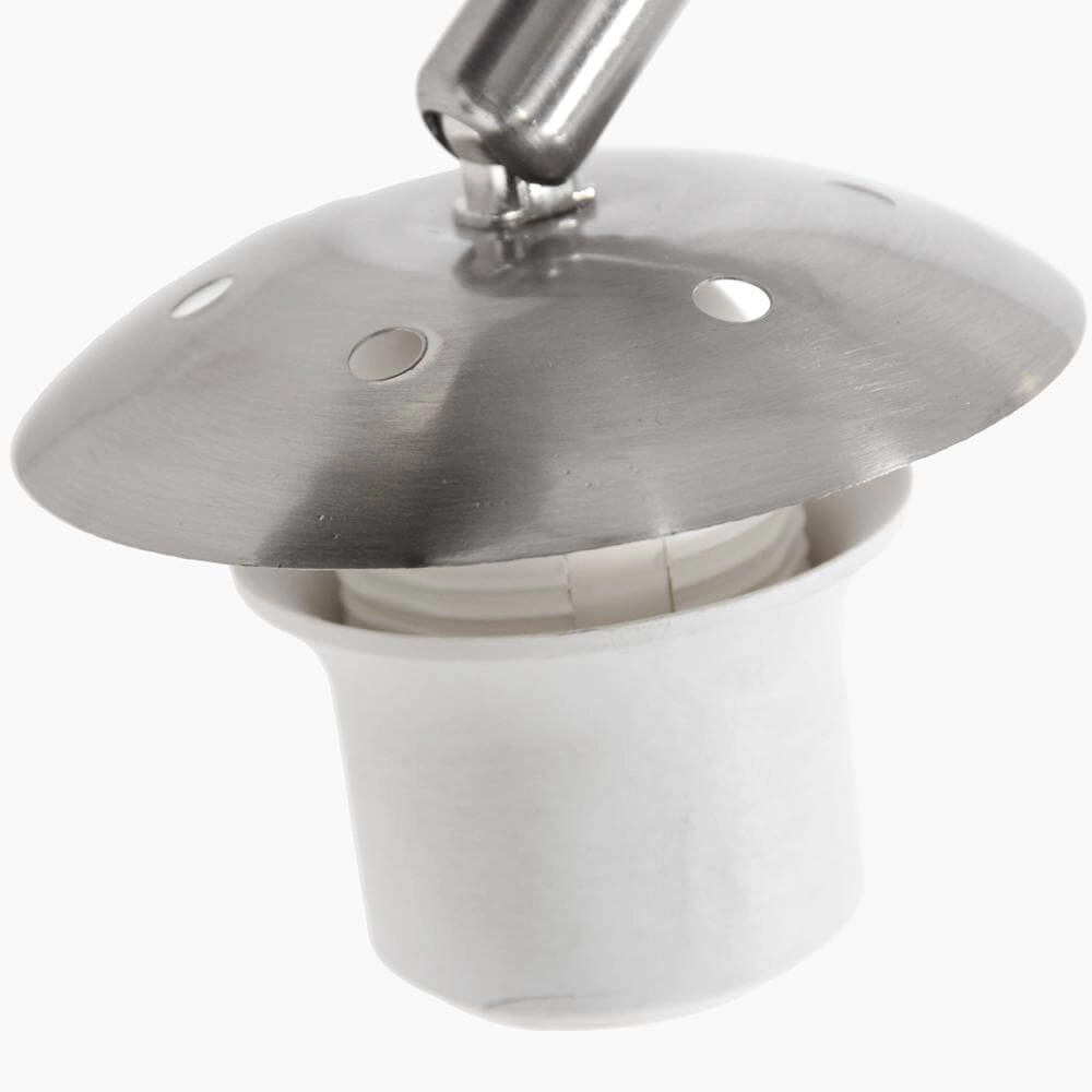 Booglamp Sparkled Light metaal met zwarte kap Steinhauer 8712746175516