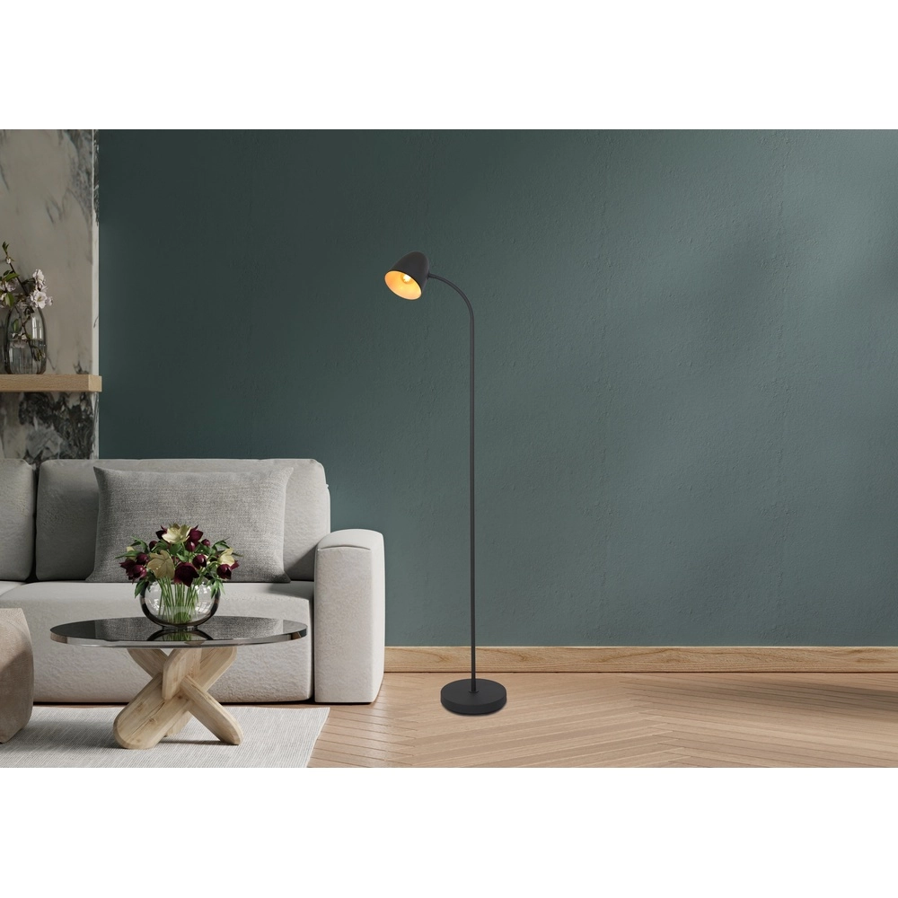 Design vloerlamp Jason zwart Globo 4048194085744