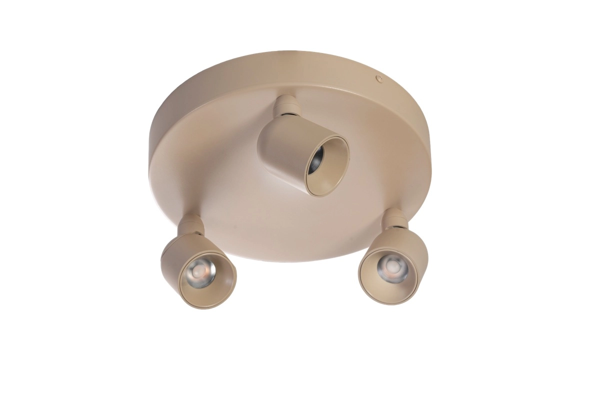 3-lichts palfondspot Dennis led - zand