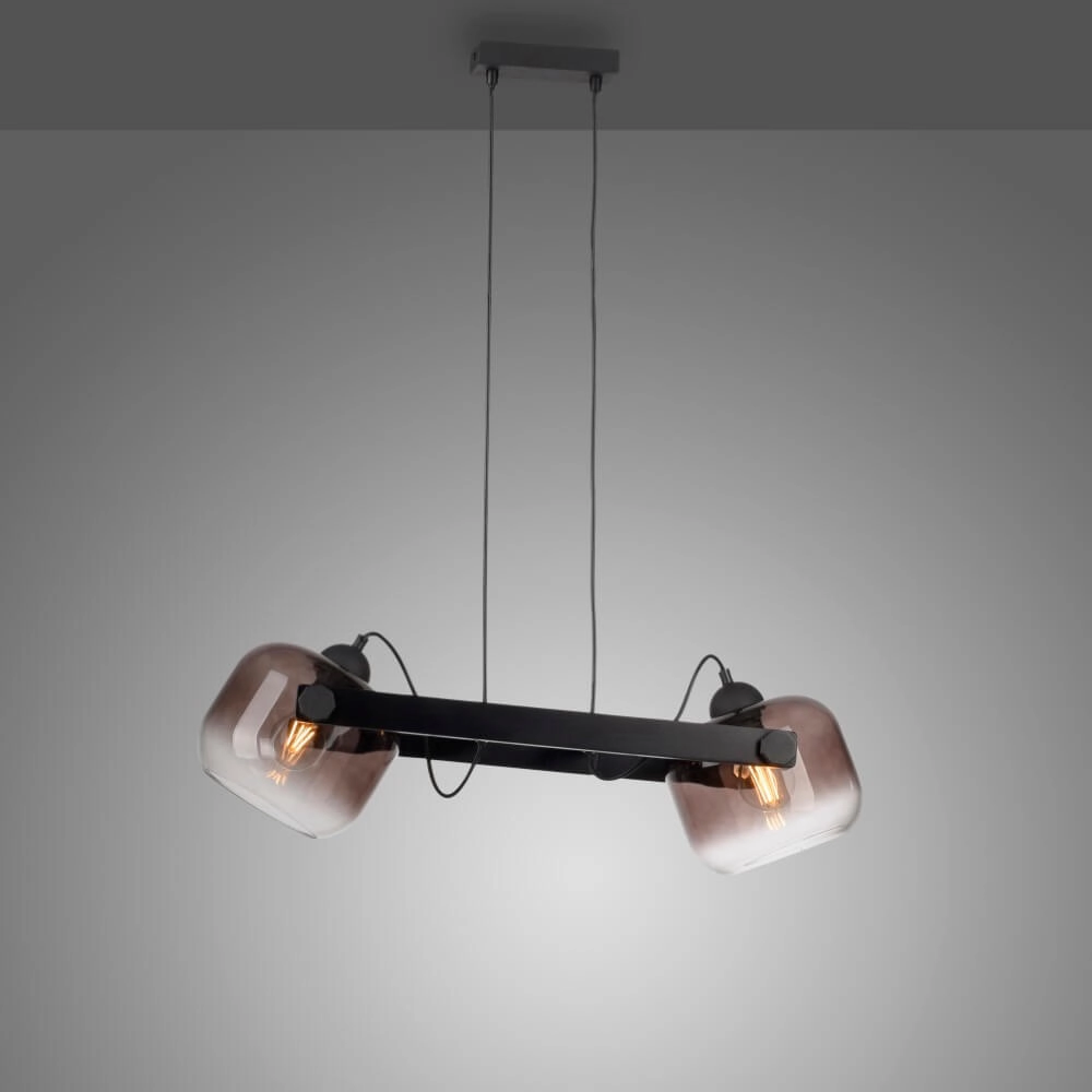 Hanglamp Cup 2.0 2-lichts smoke glas Just Light 4043689004705