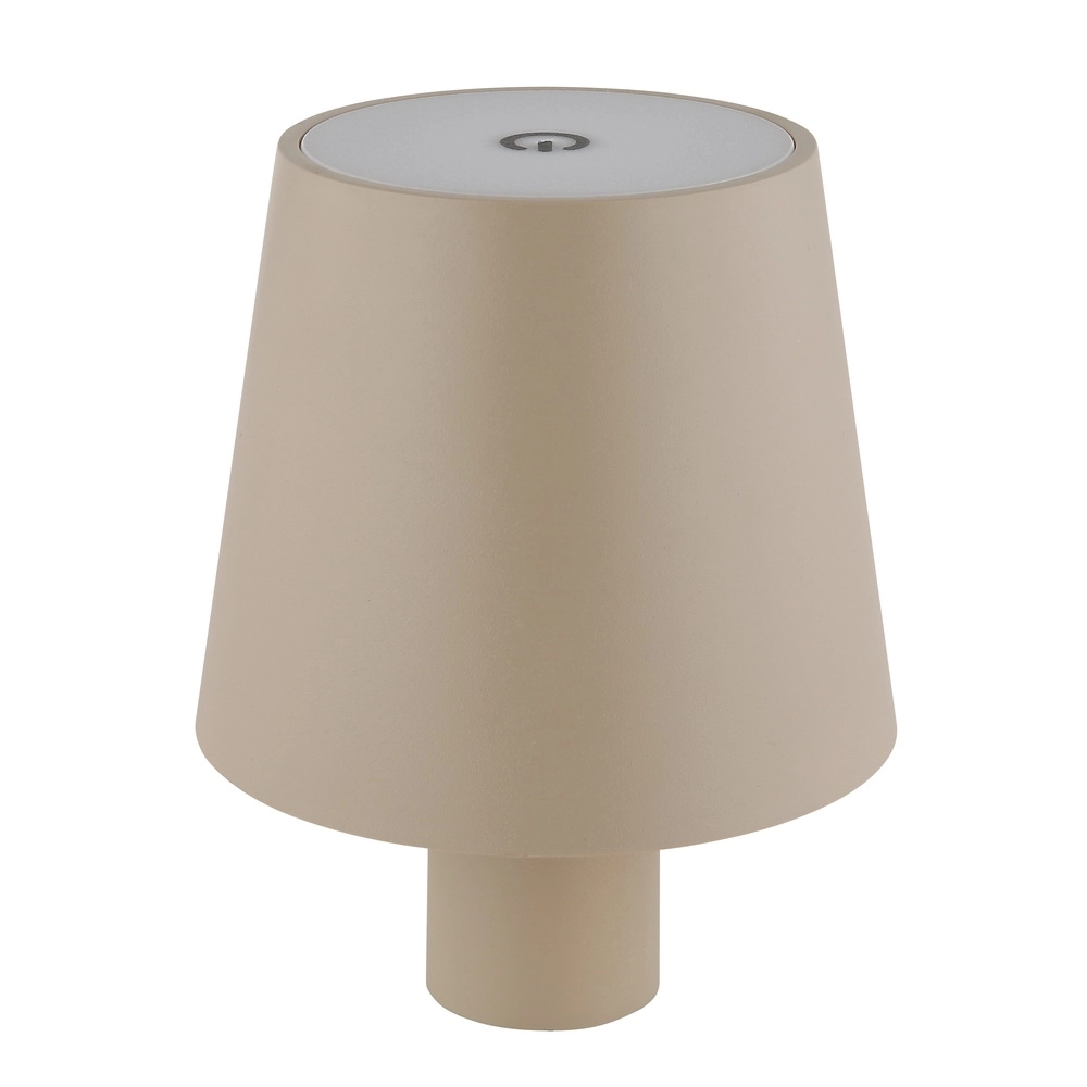 Fleslamp Vannie zand bruin oplaadbaar Globo 9007371468911