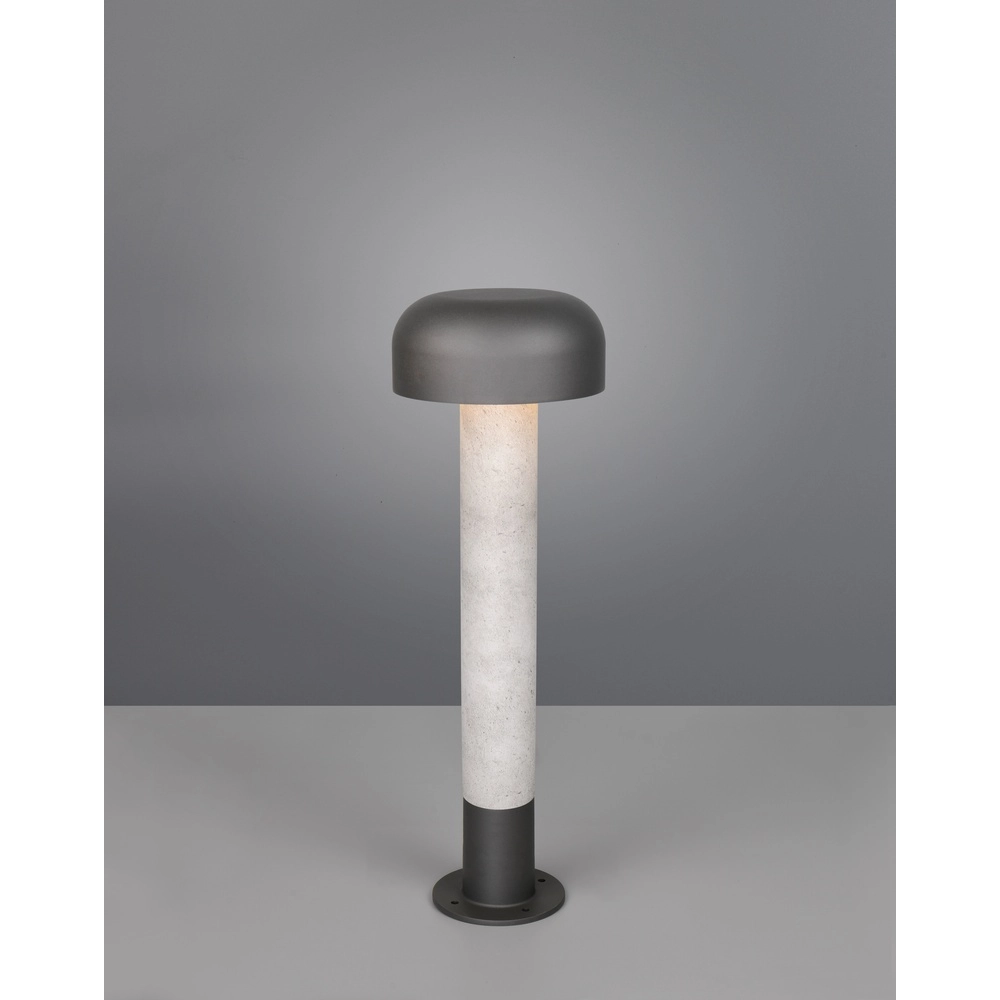 Design tuinlamp Fraser grijs 54cm Trio 4017807650259