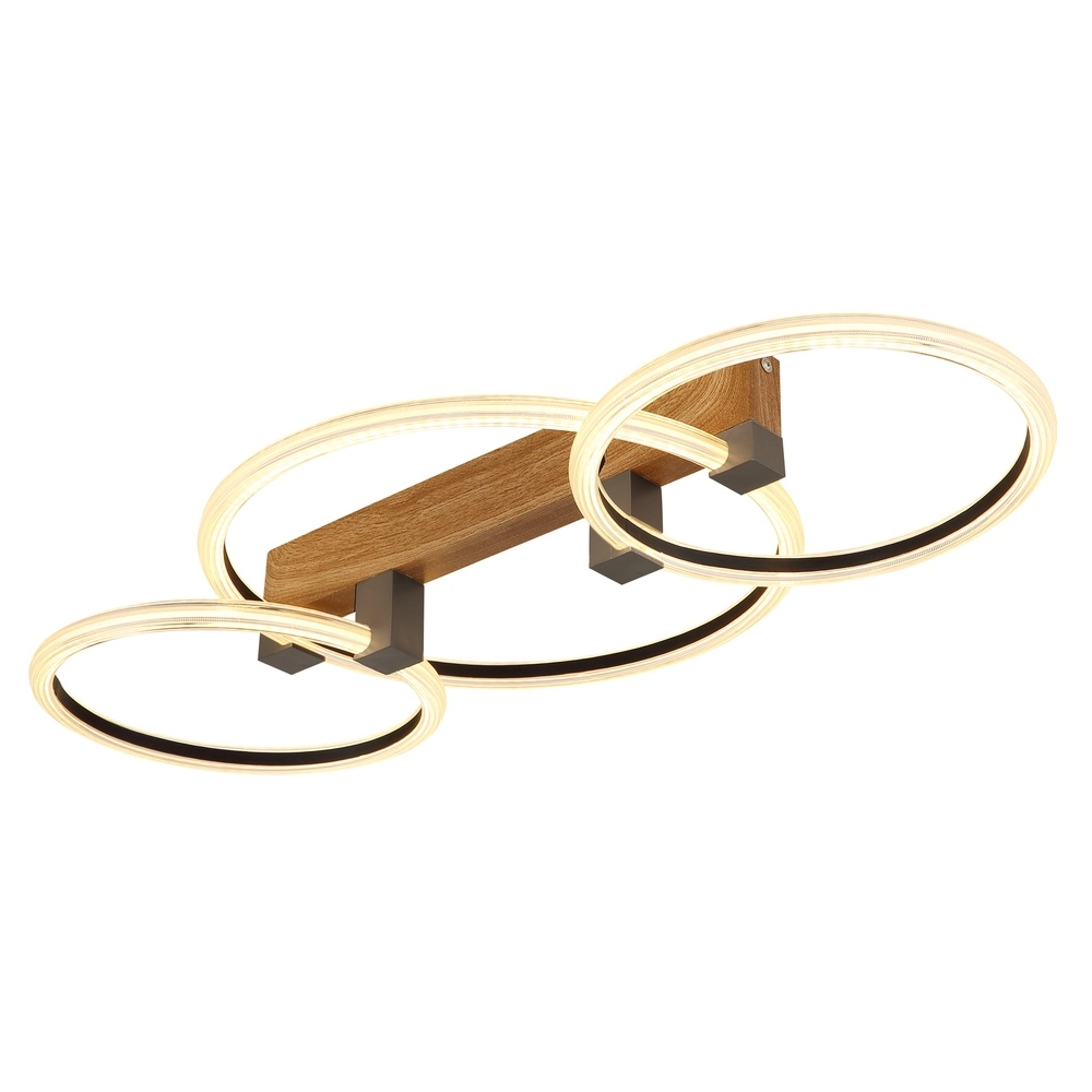 Houten plafondlamp Fletcher design
