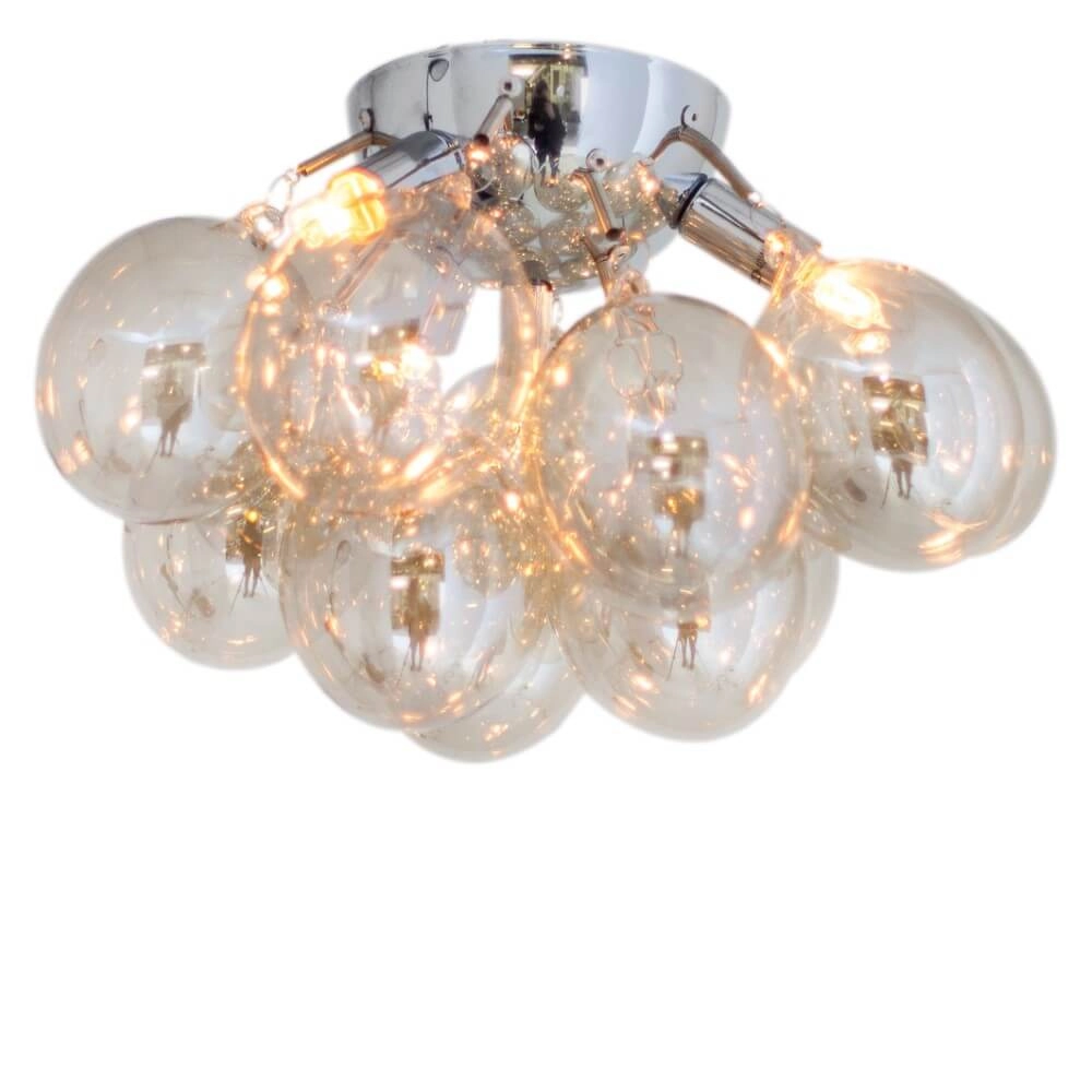 Plafondlamp Gross amber glas 30cm Plafondlamp Gross amber glas 30cm