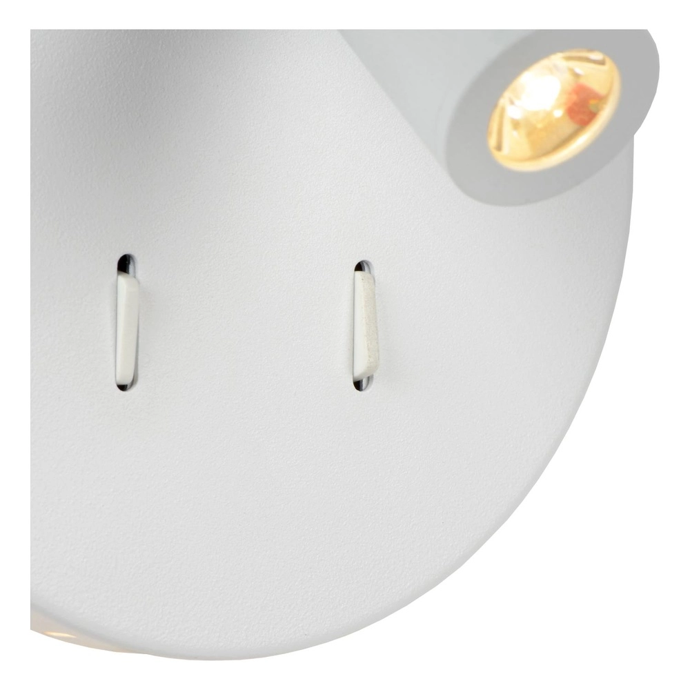 Bedlampje Bentjer wit Lucide 5411212791658