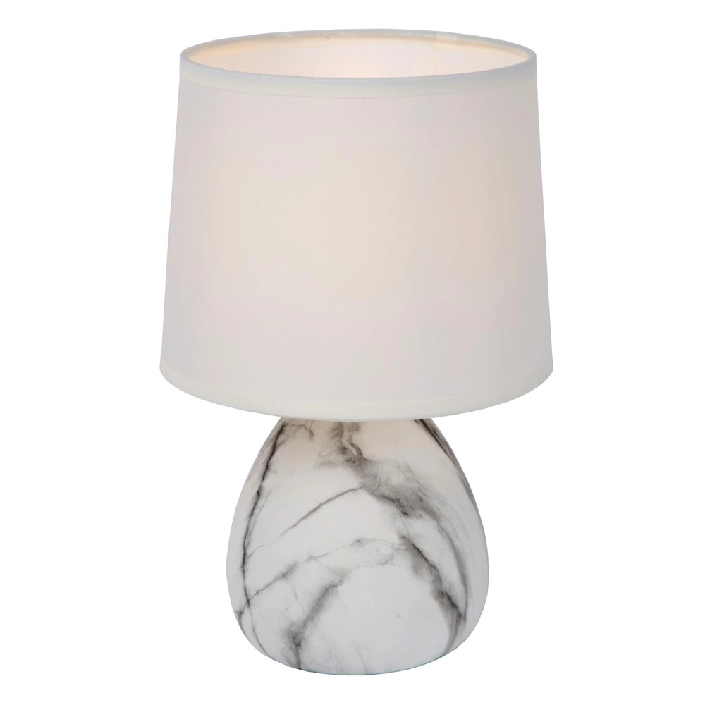 Tafellamp Marmo wit Lucide 5411212470232