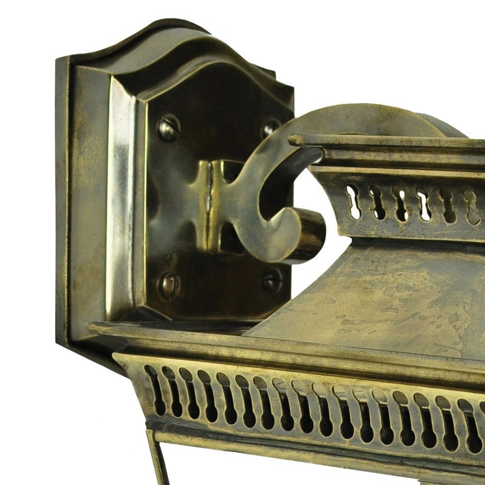 Landelijke muurlamp Pagoda antiek koper (ANT) Limehouse