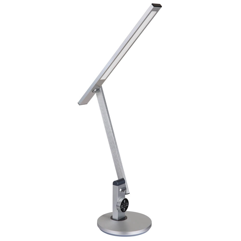 Bureaulamp Solana zilvergrijs Globo 9007371449644