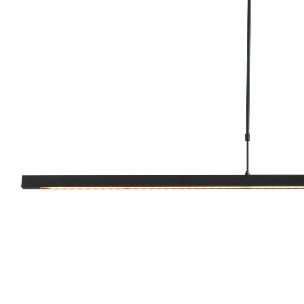 Hanglamp eettafel - kantoor Real 3 130cm zwart Masterlight 8718121181929