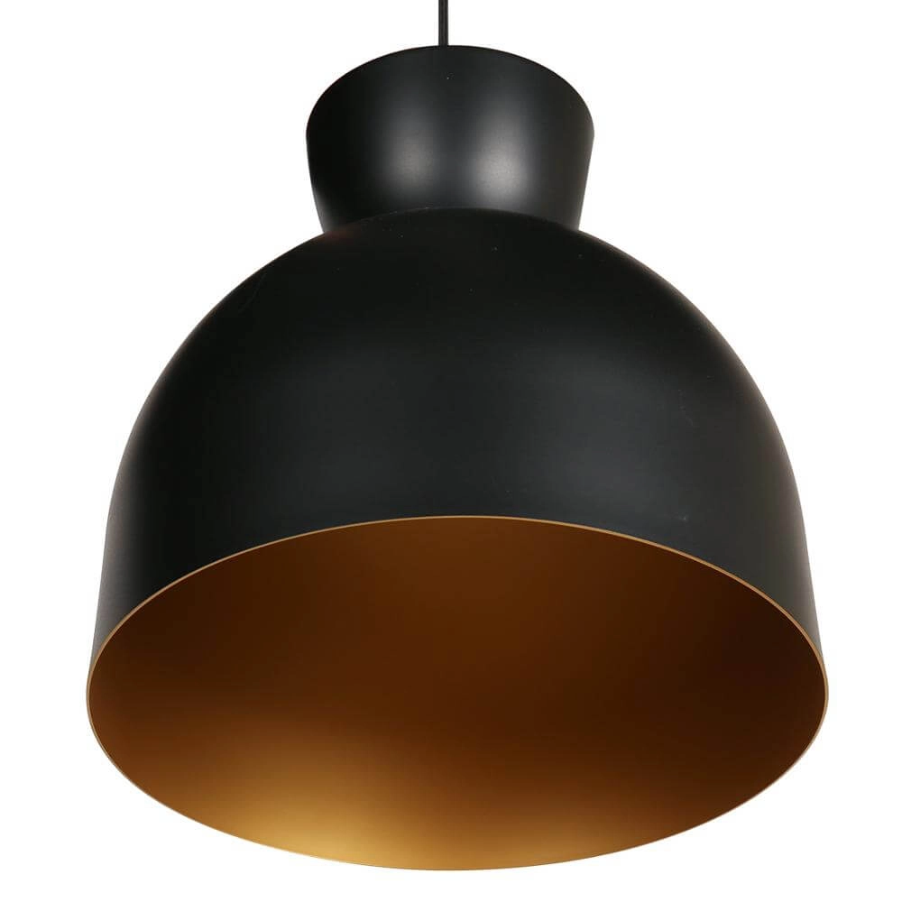 Design hanglamp Skandina zwart bolvorm Ø 35cm Steinhauer 8712746171808