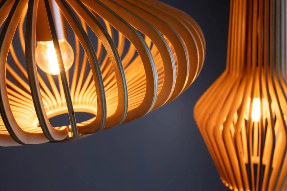 Houten hanglamp Tess Ø 20cm ETH 8720195305354