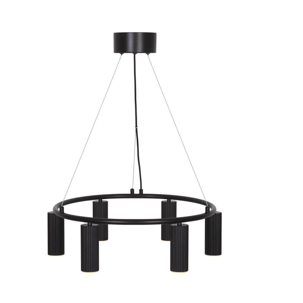 Design hanglamp Vico zwart 6-lichts Nordlux 5704924024481