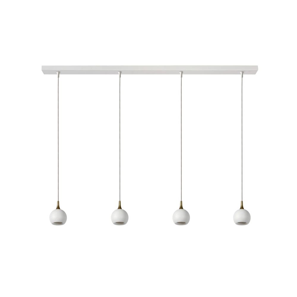 Design hanglamp Favori wit 4-lichts