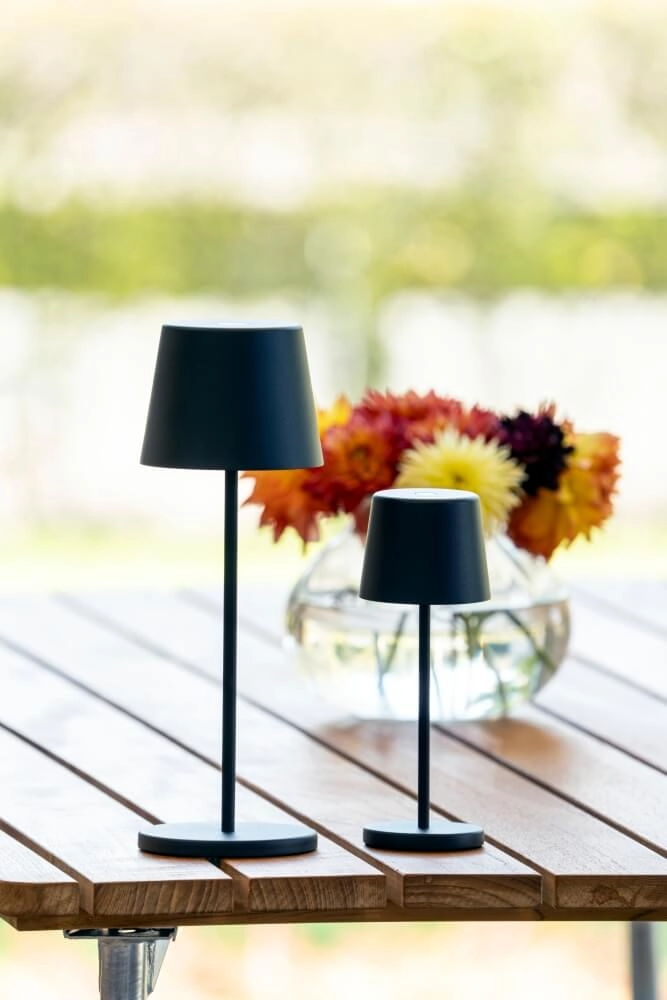 Oplaadbare tafellamp Vence mini zwart KonstSmide 7318307887754