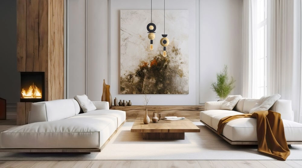 Design hanglamp Drops Wood F 1-lichts zwart Lyora 5903139111805