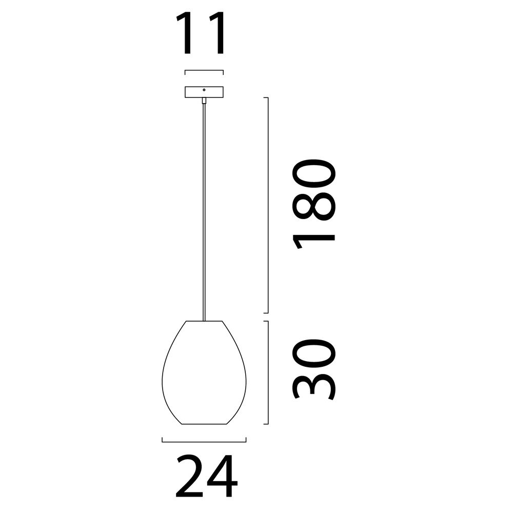 1-lichts hanglamp Carta Pineapple Think-paper cacao Ø 24cm Masterlight 8718121437545