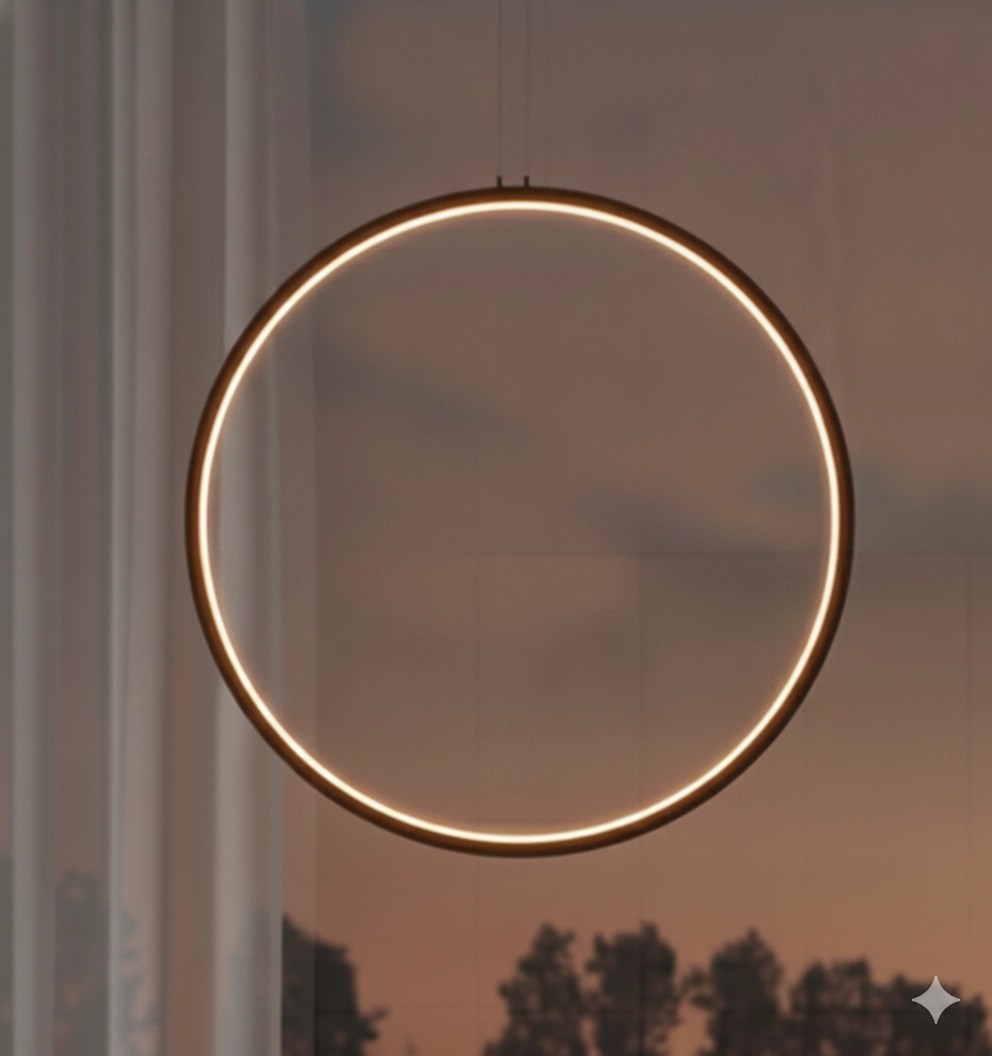 Ronde hanglamp Change Ø 80,7cm zwart